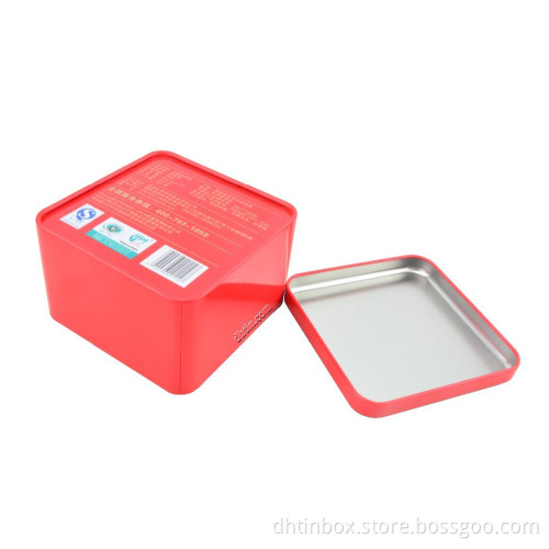 metal tea box, metal tea caddy, metal tea container